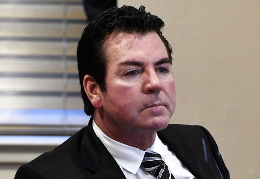 (AP Photo/Timothy D. Easley, File). FILE - In this Wednesday, Oct. 18, 2017, file photo, Papa John's founder and CEO John Schnatter attends a meeting in Louisville, Ky. Schnatter is apologizing after reportedly using a racial slur during a conference c... (AP Photo/Timothy D. Easley, File). FILE - In this Wednesday, Oct. 18, 2017, file photo, Papa John's founder and CEO John Schnatter attends a meeting in Louisville, Ky. Schnatter is apologizing after reportedly using a racial slur during a conference c...