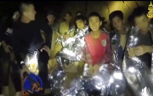 (Thai Navy Seal via AP, File). FILE - In this July 3, 2018, file image taken from video provided by the Thai Navy Seal, Thai boys are with Navy SEALs inside a cave in Mae Sai, northern Thailand. The day-to-day pearls of wisdom imparted by coaches to pl... (Thai Navy Seal via AP, File). FILE - In this July 3, 2018, file image taken from video provided by the Thai Navy Seal, Thai boys are with Navy SEALs inside a cave in Mae Sai, northern Thailand. The day-to-day pearls of wisdom imparted by coaches to pl...