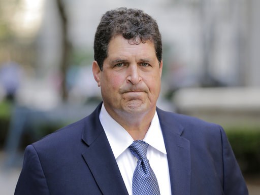 (AP Photo/Seth Wenig). Steven Aiello arrives to federal court in New York, Thursday, July 12, 2018. A federal jury in New York has convicted key players including Aiello of corruption in Gov. Andrew Cuomo's "Buffalo Billion" economic redevelopment prog... (AP Photo/Seth Wenig). Steven Aiello arrives to federal court in New York, Thursday, July 12, 2018. A federal jury in New York has convicted key players including Aiello of corruption in Gov. Andrew Cuomo's "Buffalo Billion" economic redevelopment prog...