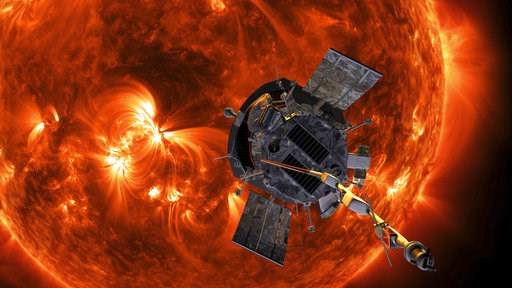 (Steve Gribben/Johns Hopkins APL/NASA via AP). This image made available by NASA shows an artist's rendering of the Parker Solar Probe approaching the Sun. It's designed to take solar punishment like never before, thanks to its revolutionary heat shiel... (Steve Gribben/Johns Hopkins APL/NASA via AP). This image made available by NASA shows an artist's rendering of the Parker Solar Probe approaching the Sun. It's designed to take solar punishment like never before, thanks to its revolutionary heat shiel...