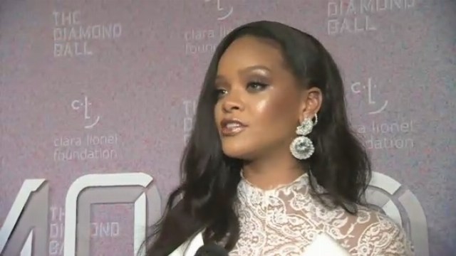 Celebs turn out to help Rihanna's Diamond Ball shine bright