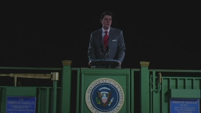 Ronald Reagan is back on the campaign trail - as a hologram