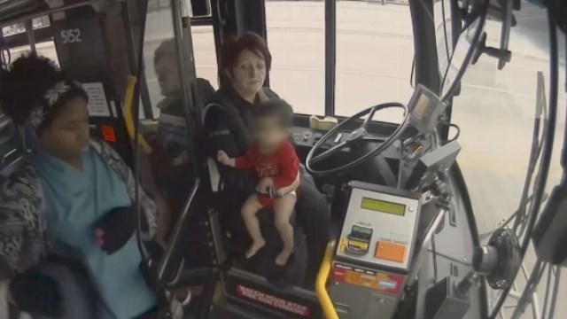Video shows Milwaukee bus driver rescuing young child