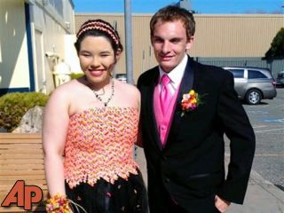 Teen's sweet prom dress made of Starburst wrappers - ABC-7.com ...