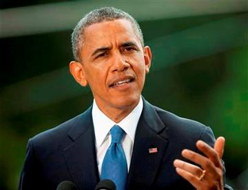 (AP Photo/Pablo Martinez Monsivais). President Barack Obama speaks on the South Lawn of the White House in Washington, Friday, June 13, 2014.