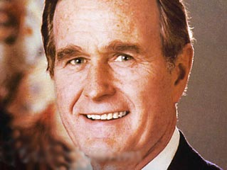  on Former President George H W  Bush Hospitalized With Bronchitis   San