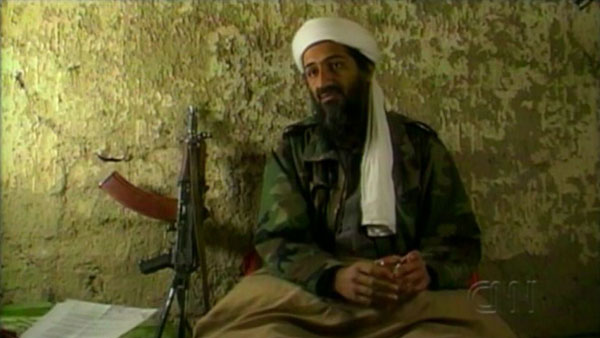 Osama in Laden funeral. Osama bin Laden was not armed