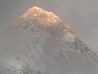 A view from the Everest webcam A view from the Everest webcam