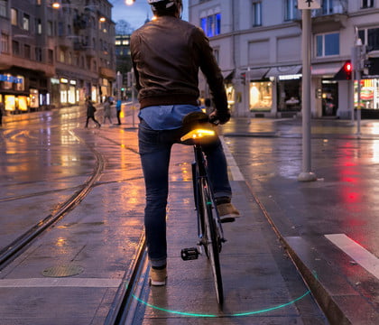 Blinkers are customized lights to help keep cyclists safe and visible