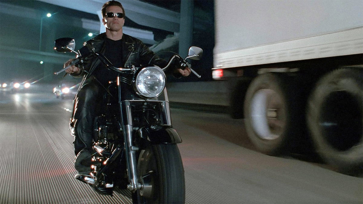 Bring your clothes, your boots, and buy this motorcycle from ‘Terminator 2’