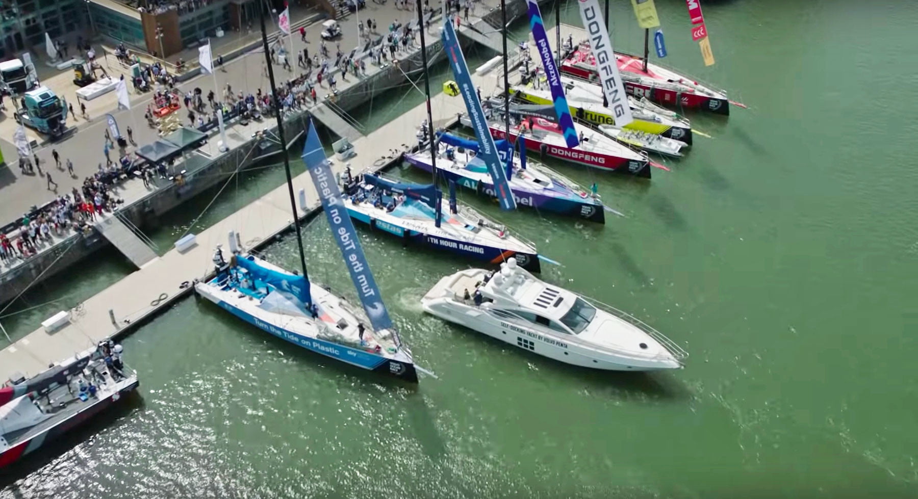 Volvo has designed a self-docking system for yachts