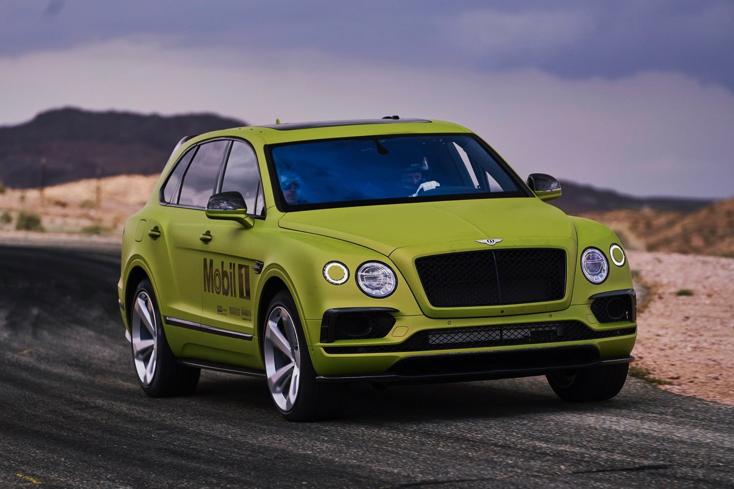 Despite its considerable girth, the Bentley Bentayga will go racing