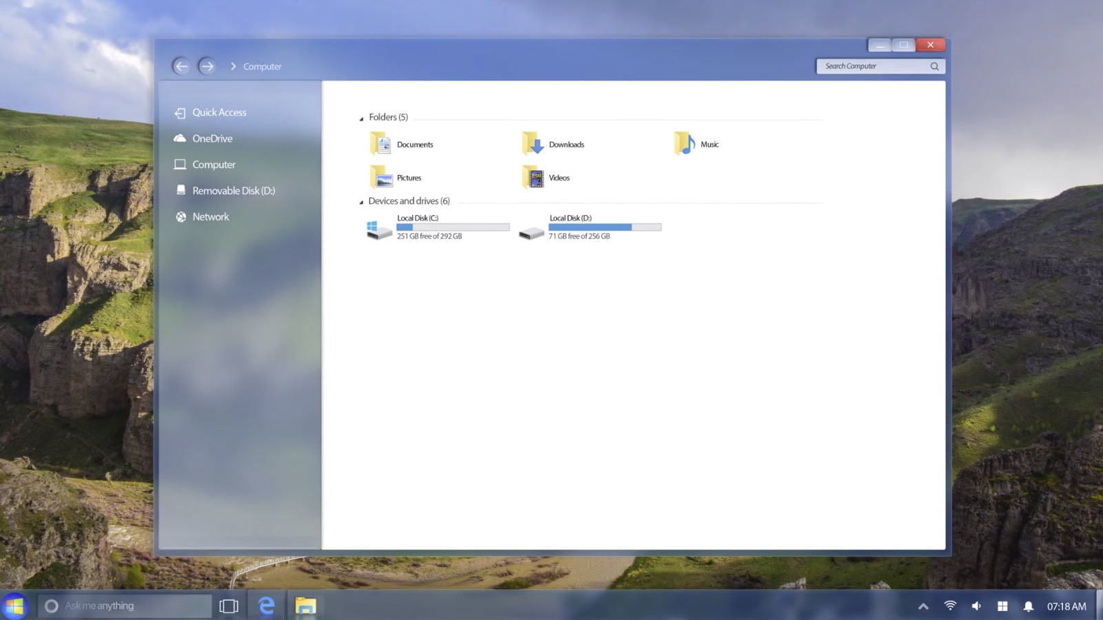 Miss Windows 7? It might look like this if Microsoft released it today