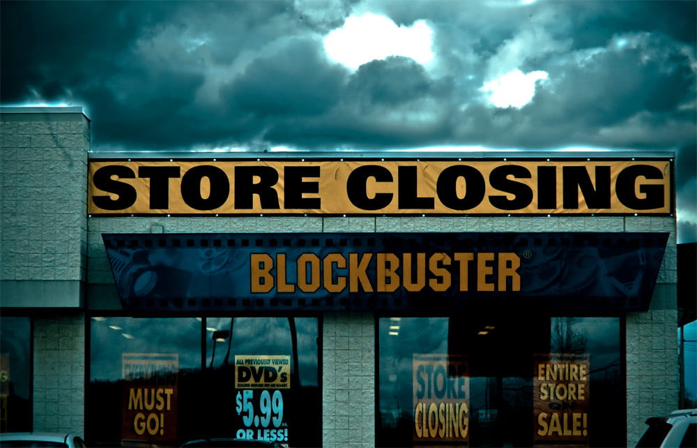 Two of the last Blockbusters just closed in Alaska, leaving but one survivor