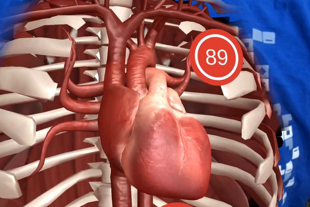 Eww, gross! See your beating heart for real on this amazing AR t-shirt