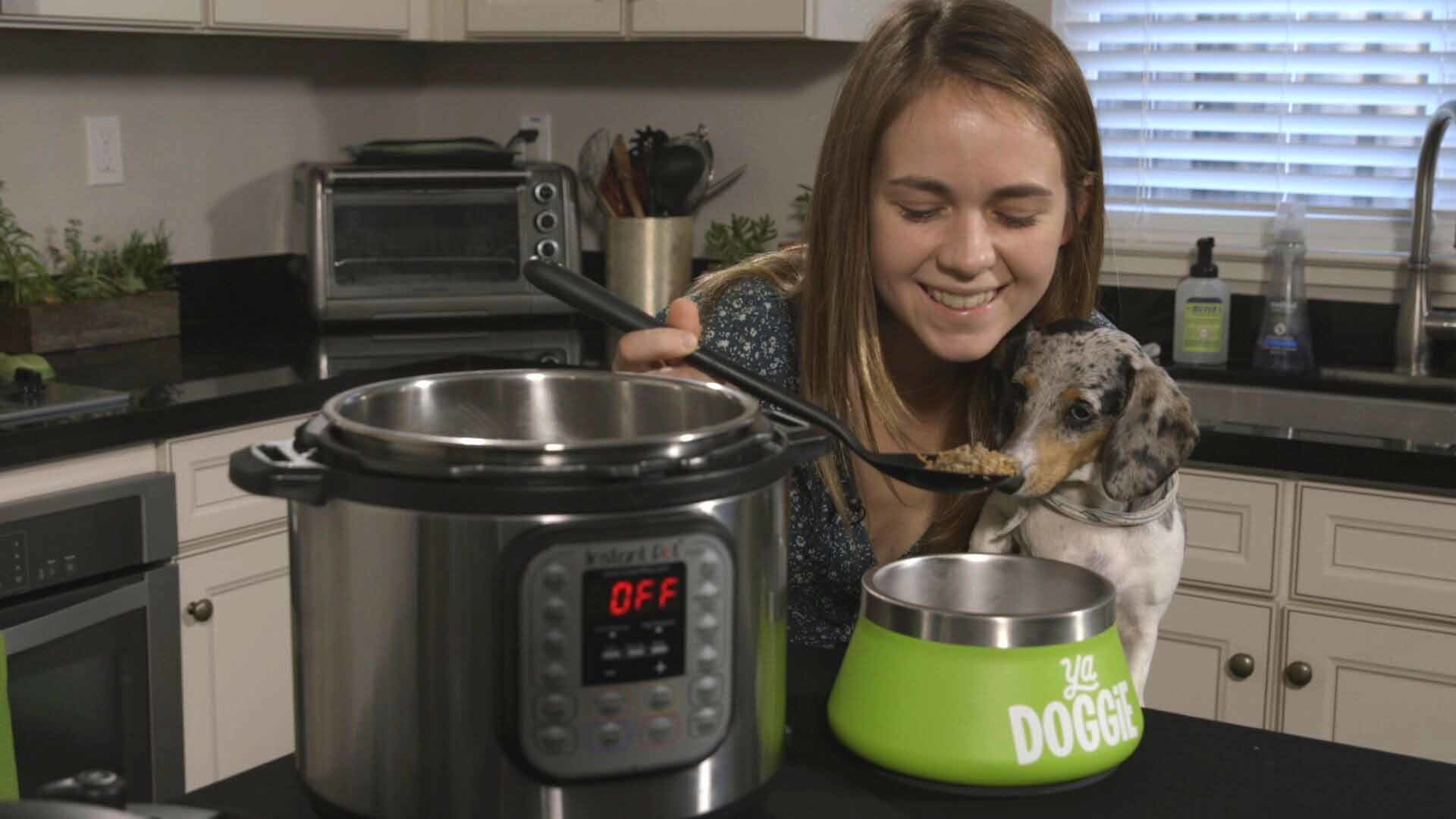 YaDoggie Fresh is human-grade dog food you cook in your Instant Pot