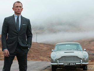 Marking its third appearance in the Bond franchise, the iconic Aston Martin DB5 is back. (Image courtesy of Digital Trends) Marking its third appearance in the Bond franchise, the iconic Aston Martin DB5 is back. (Image courtesy of Digital Trends)