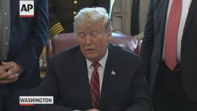 Trump issues first veto after rebuke of border order