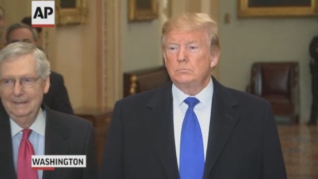 Trump takes victory lap; Dems still seek full Mueller report