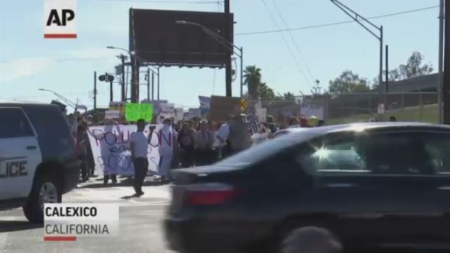 'Our country is full': Trump says migrants straining system