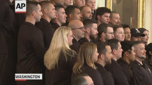 Trump welcomes wounded warriors who are on their annual ride