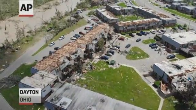 Tornado rips through Kansas City suburbs as storms move east