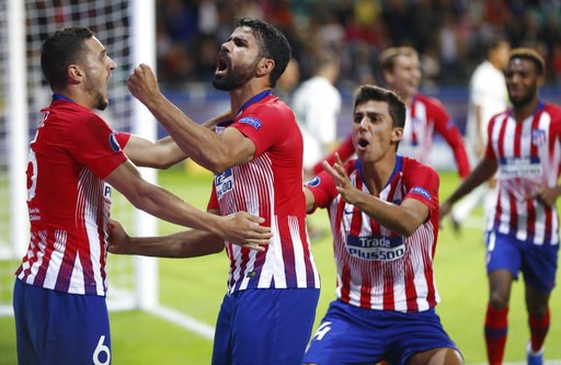 Atletico beats Real Madrid 4-2 after extra time in Super Cup