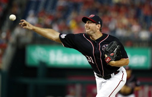 Scherzer picks up 16th win, Nationals beat Marlins 8-2