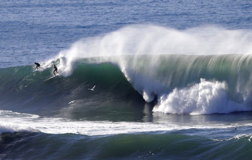 Surf's up in California, where it's now the official sport