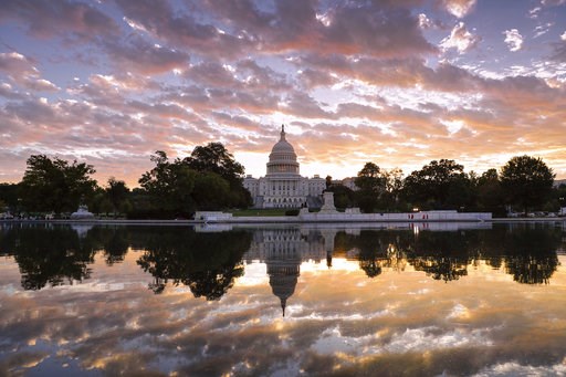 (AP Photo/J. Scott Applewhite, File). FILE - in this Oct. 10, 2017, file photo, the U.S. Capitol is seen at sunrise, in Washington. Control of Congress and the future of Donald Trump’s presidency are on the line as the 2018 primary season winds to a cl... (AP Photo/J. Scott Applewhite, File). FILE - in this Oct. 10, 2017, file photo, the U.S. Capitol is seen at sunrise, in Washington. Control of Congress and the future of Donald Trump’s presidency are on the line as the 2018 primary season winds to a cl...