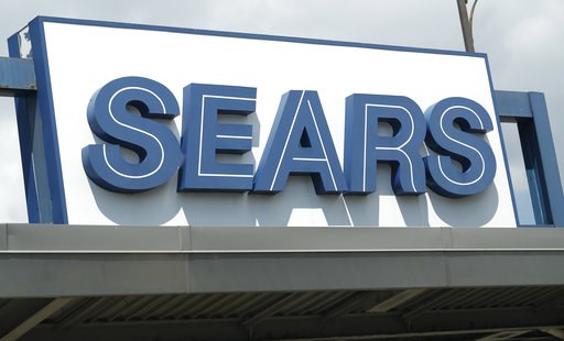 (AP Photo/David Zalubowski). In this Saturday, July 21, 2018, photo the outdoor sign stands in the parking lot of a Sears department store in Saint Paul, Minn. Sears Holdings Corp. reports earns Thursday, Sept. 13. (AP Photo/David Zalubowski). In this Saturday, July 21, 2018, photo the outdoor sign stands in the parking lot of a Sears department store in Saint Paul, Minn. Sears Holdings Corp. reports earns Thursday, Sept. 13.
