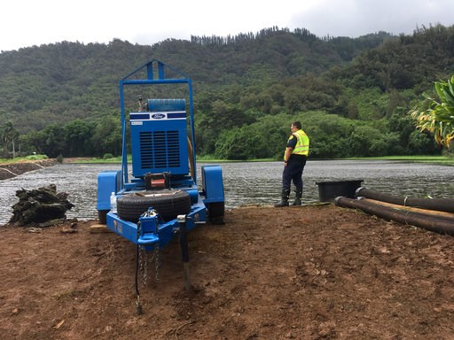 Honolulu dam's neighbors warned as storm raises water levels