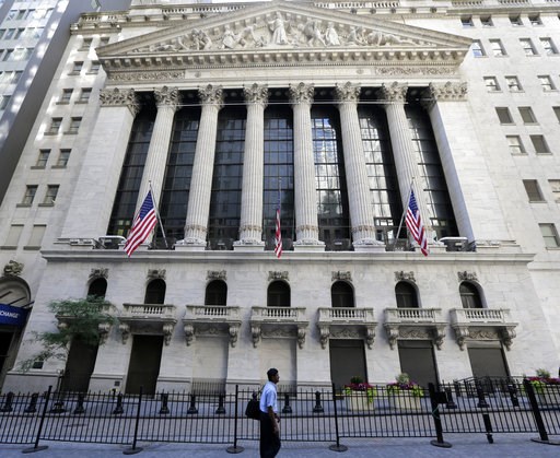 (AP Photo/Seth Wenig, File, File). FILE- This June 25, 2018, file photo shows the New York Stock Exchange in New York. The U.S. stock market opens at 9:30 a.m. EDT on Friday, Sept. 14. (AP Photo/Seth Wenig, File, File). FILE- This June 25, 2018, file photo shows the New York Stock Exchange in New York. The U.S. stock market opens at 9:30 a.m. EDT on Friday, Sept. 14.
