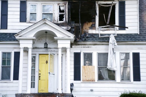 (AP Photo/Mary Schwalm). A house on Herrick Road in North Andover, Mass., is seen Friday, Sept. 14, 2018. The home was one of multiple houses that went up in flames on Thursday afternoon after gas explosions and fires triggered by a problem with a gas ... (AP Photo/Mary Schwalm). A house on Herrick Road in North Andover, Mass., is seen Friday, Sept. 14, 2018. The home was one of multiple houses that went up in flames on Thursday afternoon after gas explosions and fires triggered by a problem with a gas ...