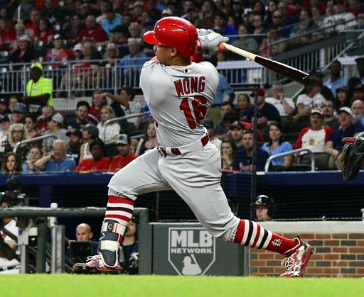 Wong begins Cardinals' homer parade in 11-6 win over Braves