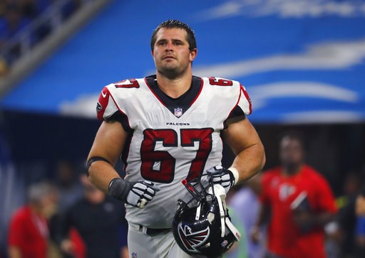 Falcons G Levitre (triceps) out for season, 3rd player down