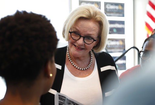 Trying to hold state Trump won, McCaskill feels pull to left