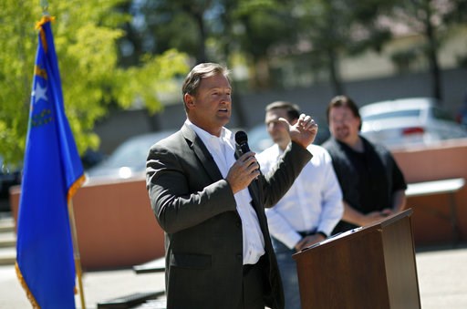 Nevada senator rallies with president he used to criticize