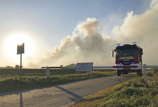 Disaster declared after army rocket sparks German wildfire