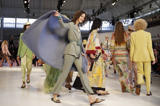 In Milan, colors pop at Versace, MSGM, Etro