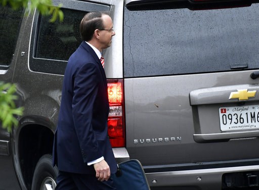Rosenstein's job to be topic of Thursday meeting with Trump