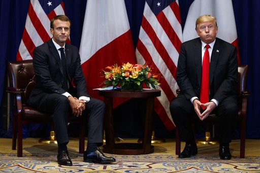 Bromance cools for once-chummy Trump and Marcon