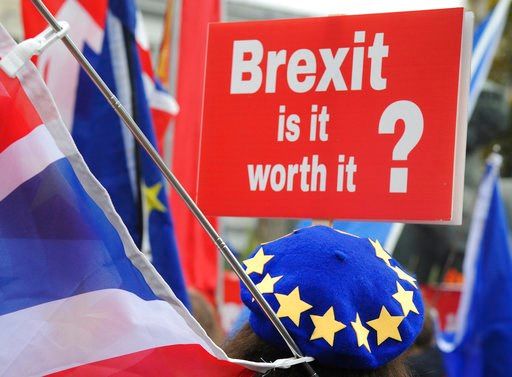 uk brexit chief criticizes eu as divided conservatives meet