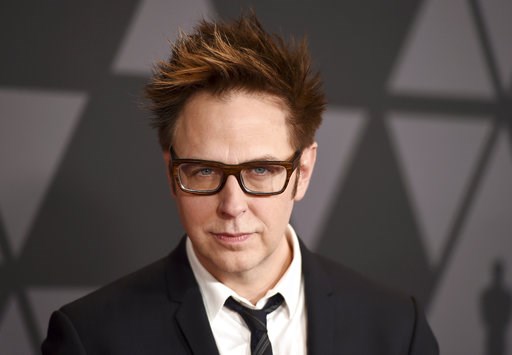 (Photo by Jordan Strauss/Invision/AP, File). FILE - In this Nov. 11, 2017 file photo, director James Gunn arrives at the 9th annual Governors Awards in Los Angeles. Warner Bros. on Tuesday confirmed that Gunn will write the script to the studio’s next ... (Photo by Jordan Strauss/Invision/AP, File). FILE - In this Nov. 11, 2017 file photo, director James Gunn arrives at the 9th annual Governors Awards in Los Angeles. Warner Bros. on Tuesday confirmed that Gunn will write the script to the studio’s next ...