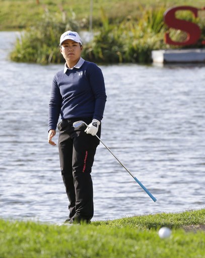 (AP Photo/Ahn Young-joon). Nasa Hataoka of Japan watches the ball on the 18th hole during the first round of the LPGA KEB Hana Bank Championship at Sky72 Golf Club in Incheon, South Korea, Thursday, Oct. 11, 2018. (AP Photo/Ahn Young-joon). Nasa Hataoka of Japan watches the ball on the 18th hole during the first round of the LPGA KEB Hana Bank Championship at Sky72 Golf Club in Incheon, South Korea, Thursday, Oct. 11, 2018.