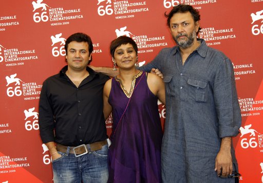 (AP Photo/Joel Ryan, File). FILE - In this Sept. 9, 2009 file photo, Bollywood producer Vikas Bahl, left, poses with editor Bharathi Mehra and director Rakeysh Omprakash Mehra during a photo call for the film 'Delhi 6' at the 66th edition of the Venice... (AP Photo/Joel Ryan, File). FILE - In this Sept. 9, 2009 file photo, Bollywood producer Vikas Bahl, left, poses with editor Bharathi Mehra and director Rakeysh Omprakash Mehra during a photo call for the film 'Delhi 6' at the 66th edition of the Venice...