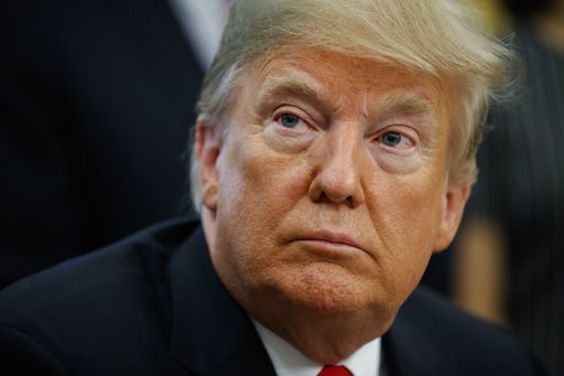 (AP Photo/Evan Vucci, File ). FILE - In this Oct. 11, 2018, file photo, President Donald Trump listens to a question during a ceremony in the Oval Office of the White House, in Washington. The Trump administration’s ongoing courtship of Saudi Arabia i... (AP Photo/Evan Vucci, File ). FILE - In this Oct. 11, 2018, file photo, President Donald Trump listens to a question during a ceremony in the Oval Office of the White House, in Washington. The Trump administration’s ongoing courtship of Saudi Arabia i...