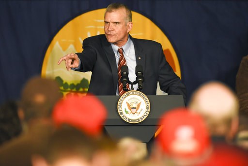 (Rachel Leathe/Bozeman Daily Chronicle via AP, File). FILE - In this Oct. 2, 2018 file photo, Montana auditor and Republican U.S. Senate candidate Matt Rosendale speaks during a rally at the Gallatin County Fairgrounds, in Bozeman, Mont. Political obse... (Rachel Leathe/Bozeman Daily Chronicle via AP, File). FILE - In this Oct. 2, 2018 file photo, Montana auditor and Republican U.S. Senate candidate Matt Rosendale speaks during a rally at the Gallatin County Fairgrounds, in Bozeman, Mont. Political obse...