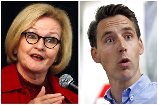 Hawley tries to paint McCaskill as too liberal for Missouri