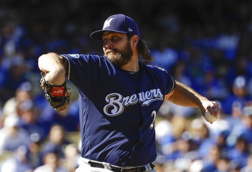 LEADING OFF: Dodgers face Miley for real, Granderson's grin